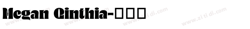 Megan Qinthia字体转换